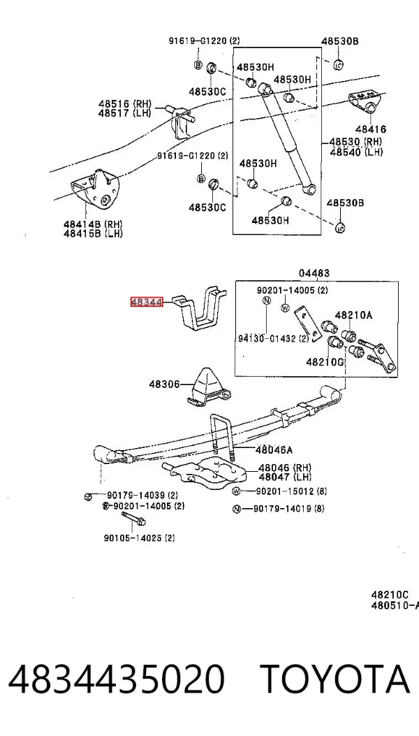  4834435020 Toyota