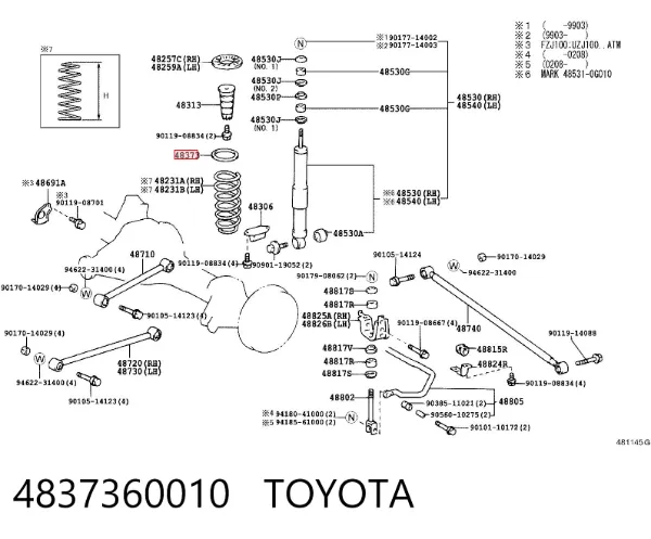  4837360010 Toyota