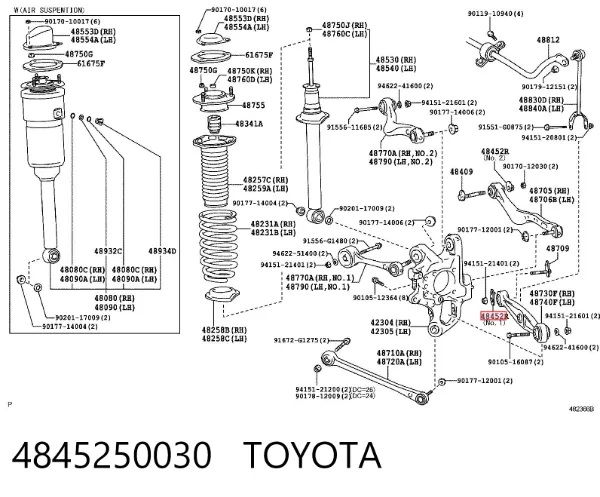  4845250030 Toyota