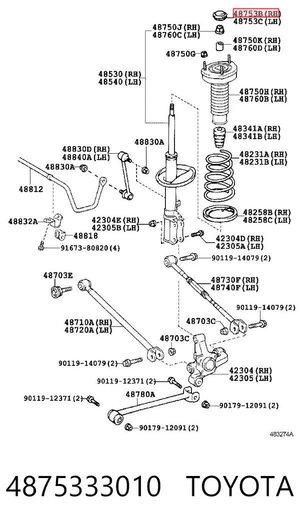  4875333010 Toyota