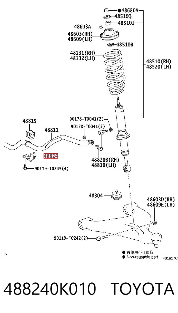  488240K010 Toyota