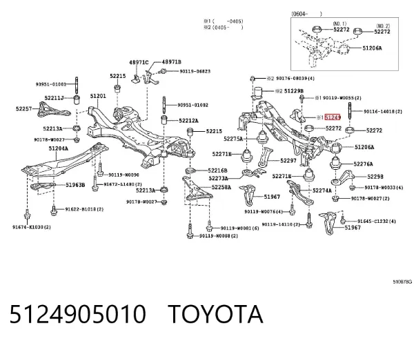  5124905010 Toyota