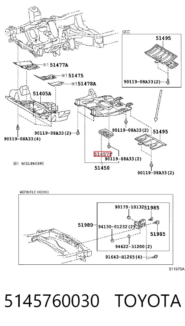  5145760030 Toyota