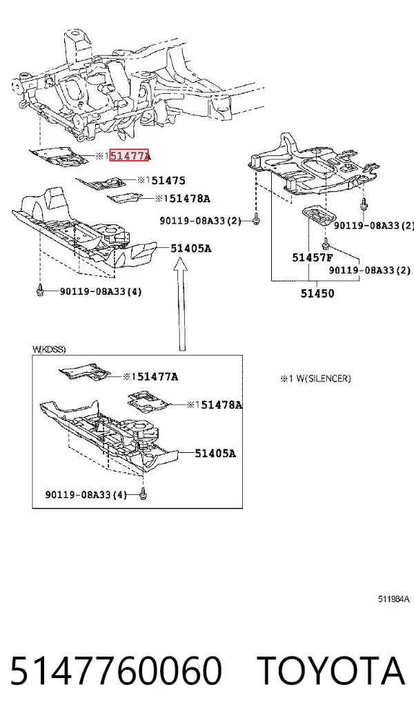  5147760060 Toyota