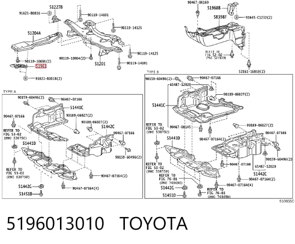  5196013010 Toyota