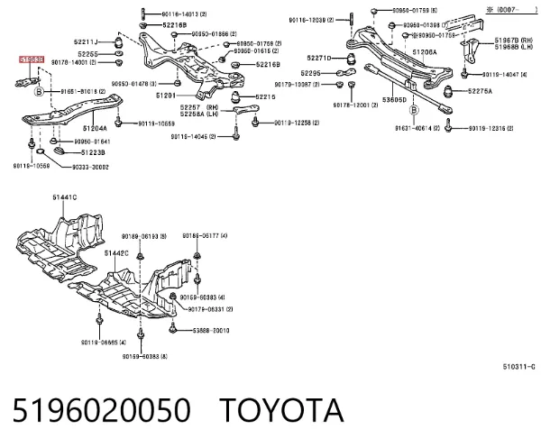  5196020050 Toyota