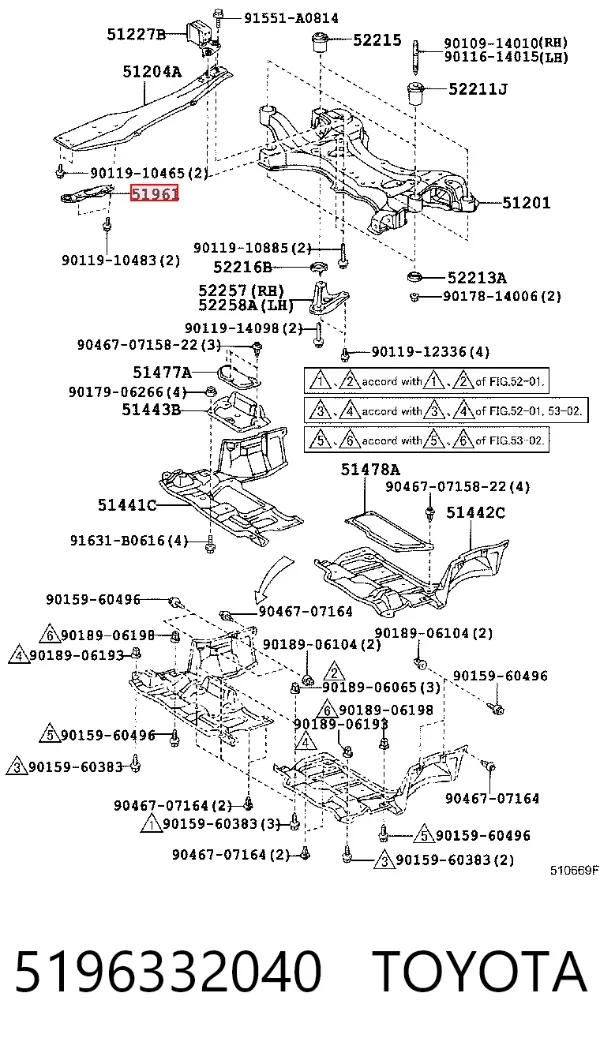  5196332040 Toyota