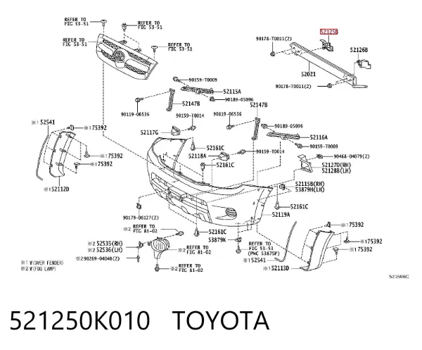  521250K010 Toyota