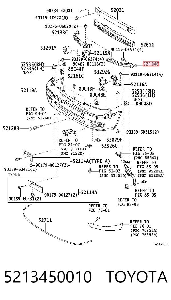  5213450010 Toyota