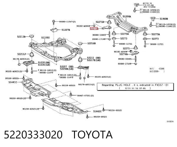  5220333020 Toyota