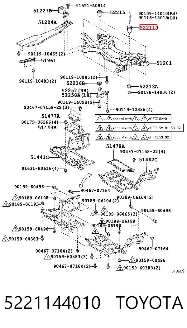  5221144010 Toyota