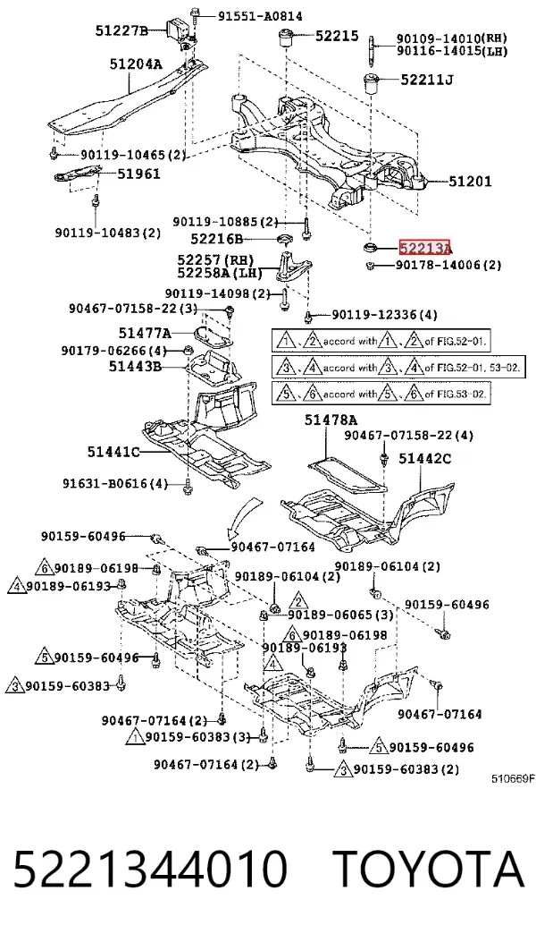  5221344010 Toyota