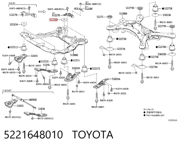  5221648010 Toyota