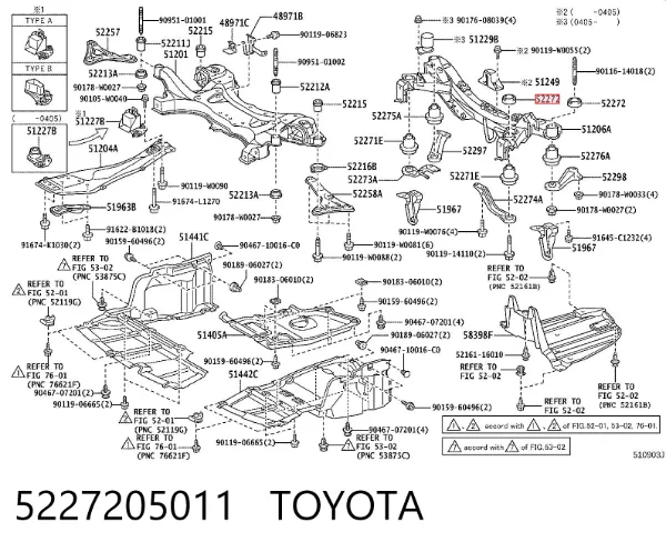  5227205011 Toyota
