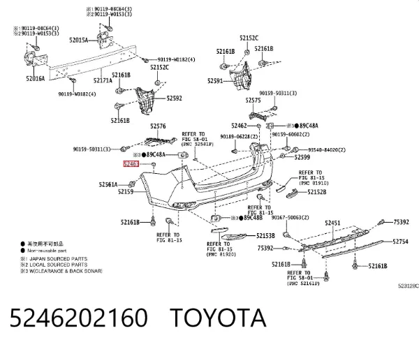  5246202160 Toyota