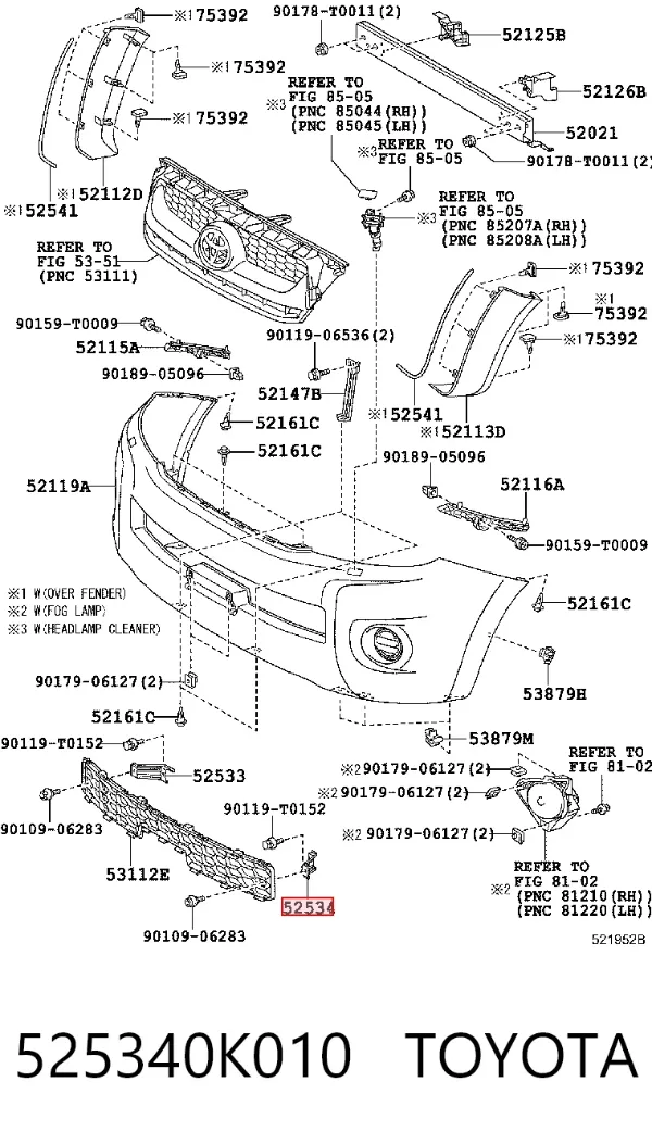  525340K010 Toyota