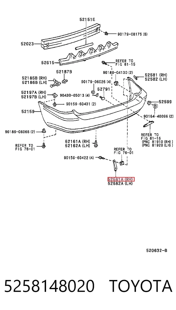  5258148020 Toyota