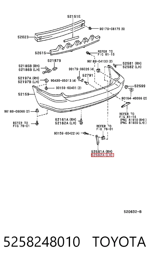  5258248010 Toyota
