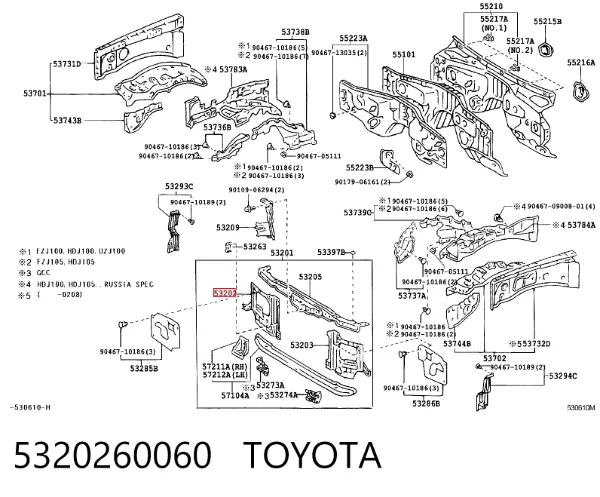  5320260060 Toyota
