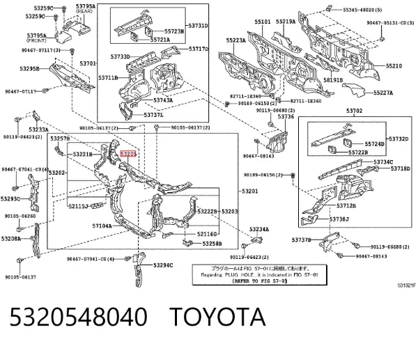  5320548040 Toyota