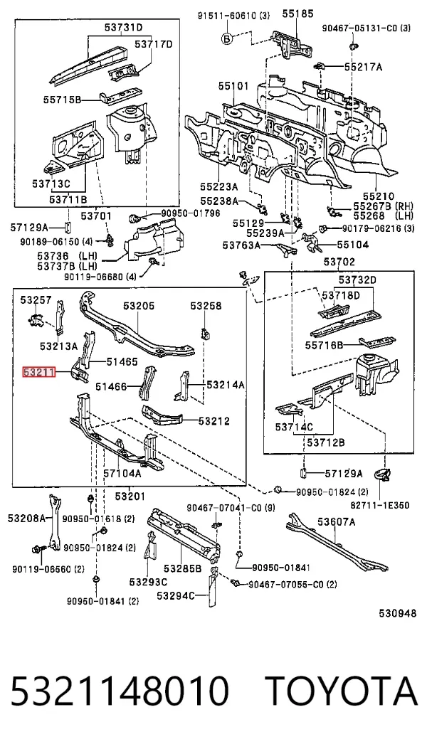  5321148010 Toyota