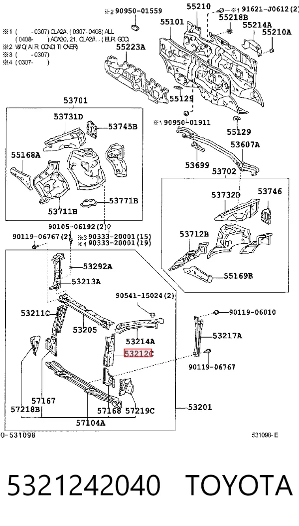 5321242040 Toyota