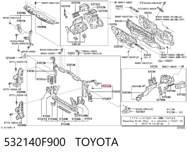  532140F900 Toyota