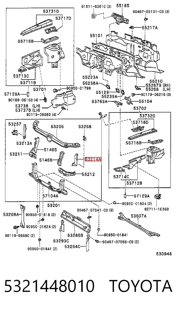 5321448010 Toyota
