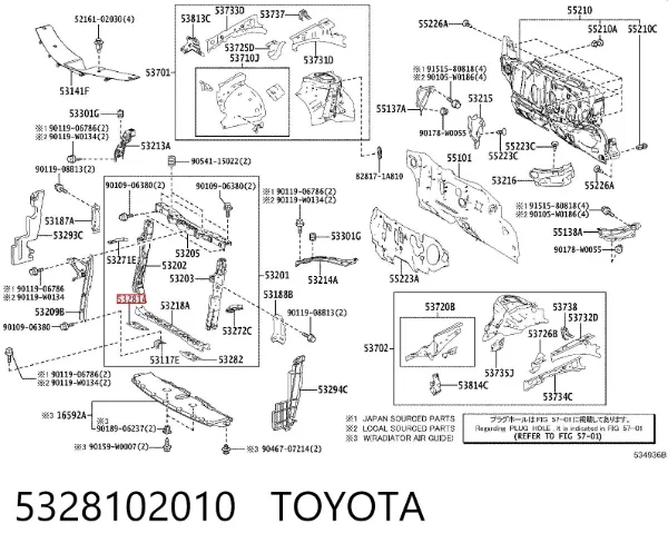 5328102010 Toyota