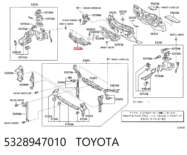  5328947010 Toyota