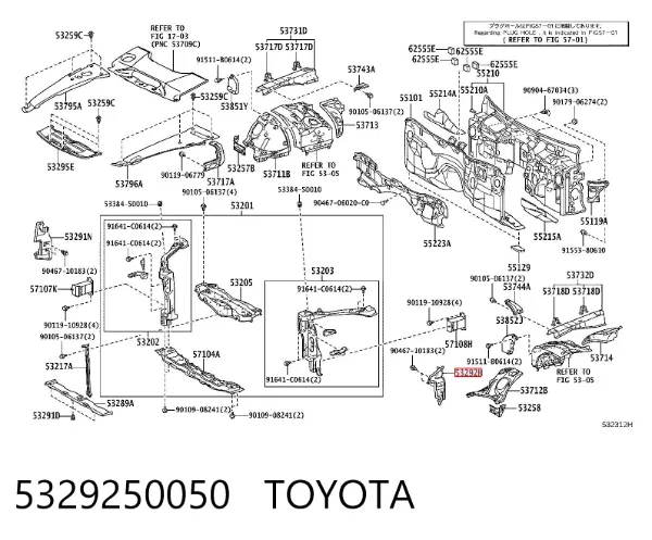  5329250050 Toyota