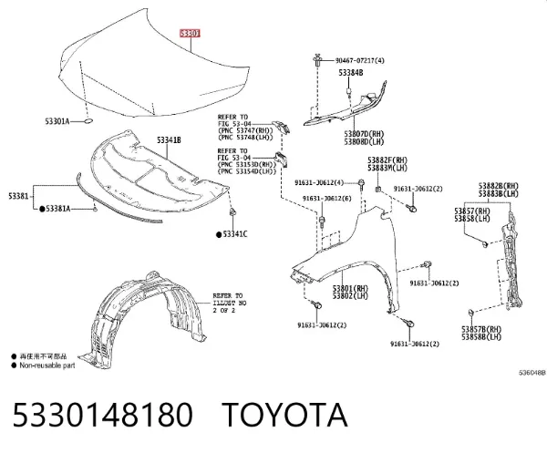 Capota Lexus RX 450H/350L/200T