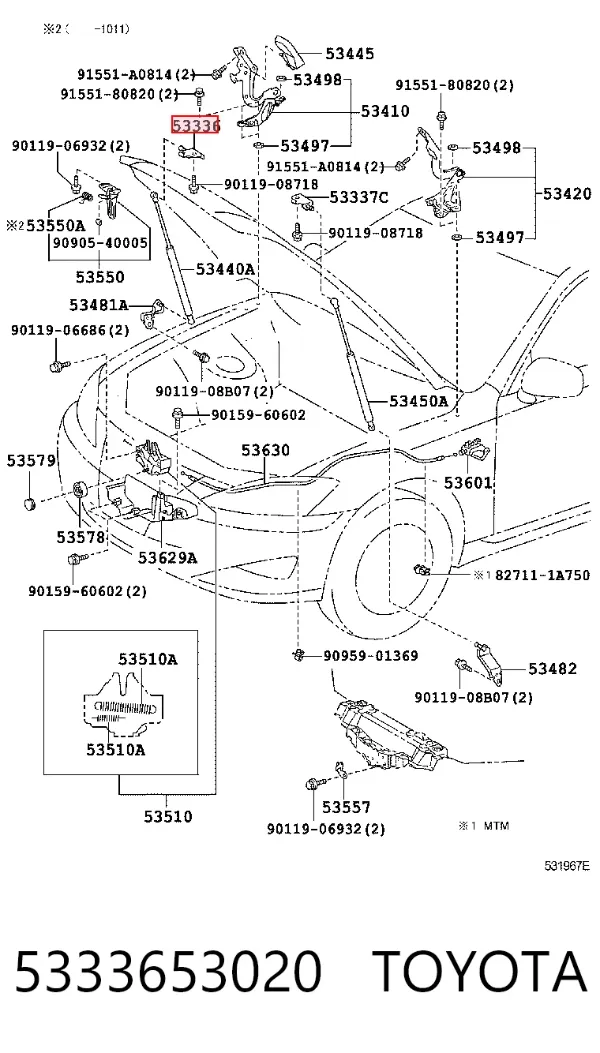  5333653020 Toyota