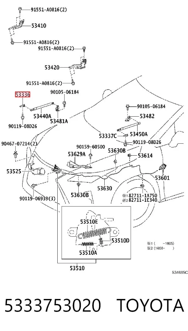  5333753020 Toyota