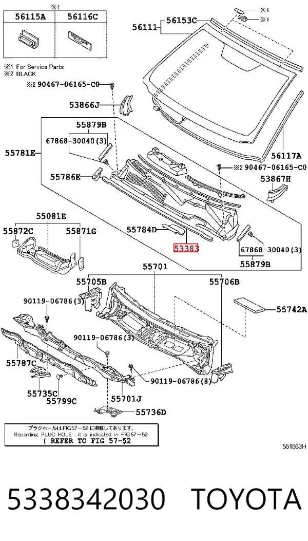  5338342030 Toyota