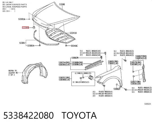  5338422080 Toyota