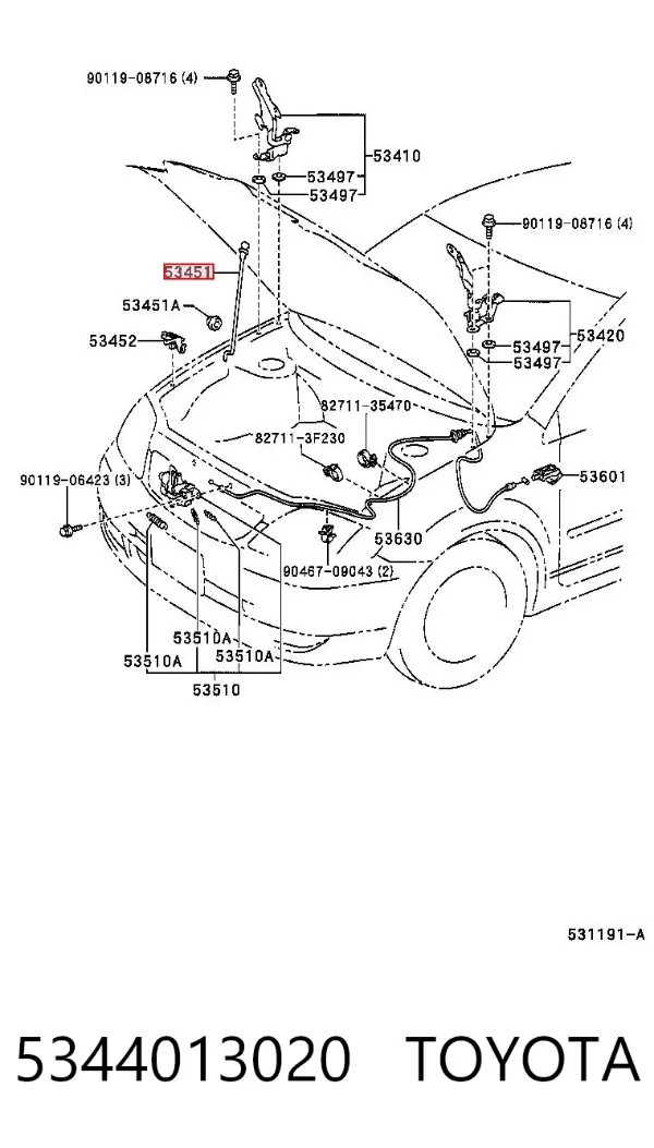  5344013020 Toyota