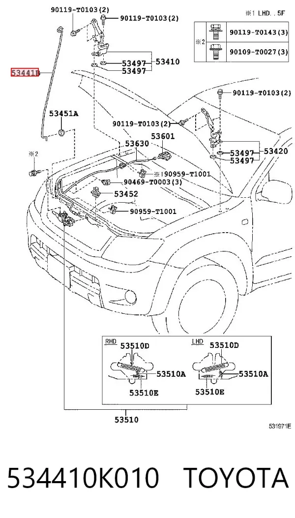  534410K010 Toyota