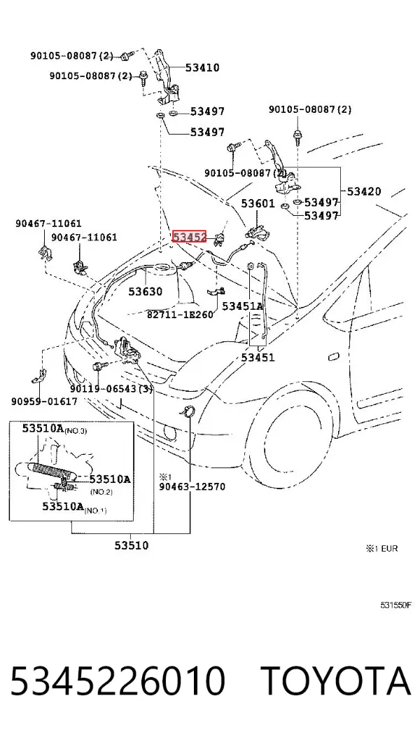  5345226010 Toyota