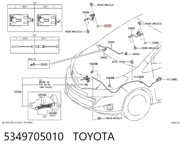  5349705010 Toyota