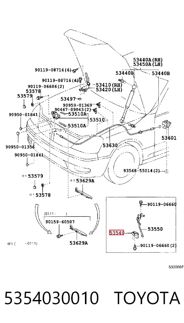  5354030010 Toyota