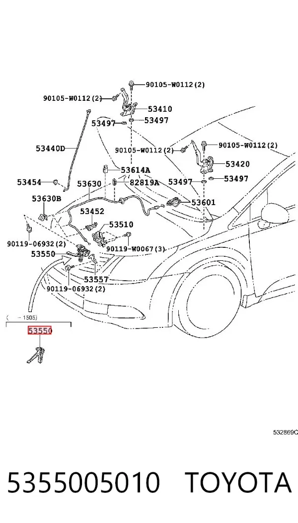  5355005010 Toyota
