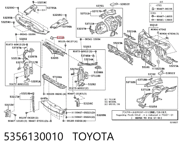  5356130010 Toyota