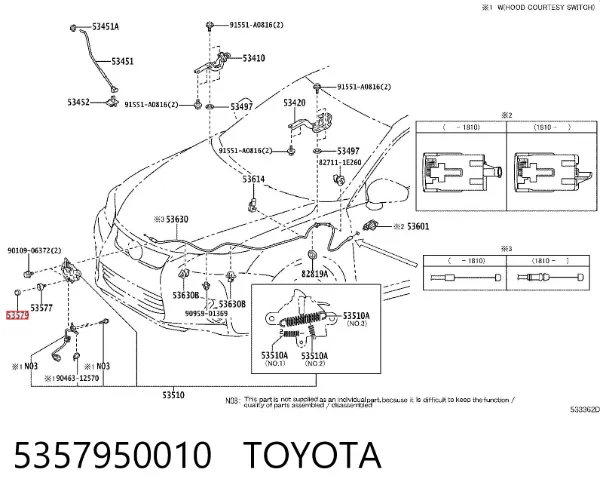  5357950010 Toyota