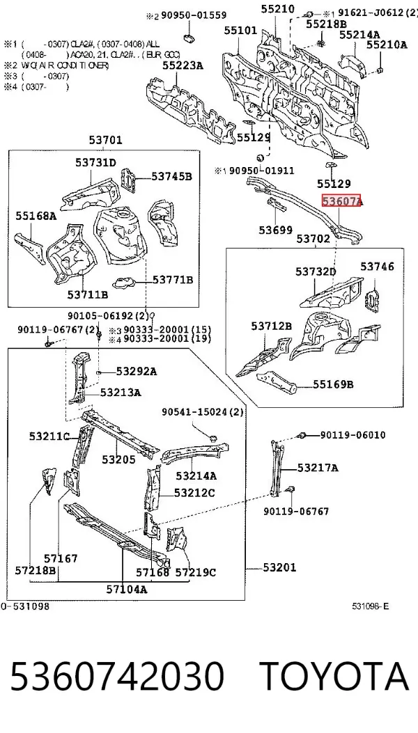  5360742030 Toyota