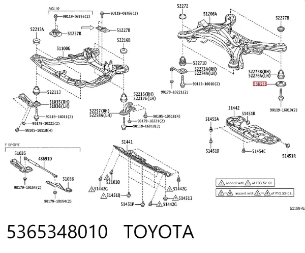  5365348010 Toyota