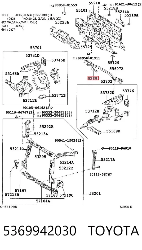  5369942030 Toyota