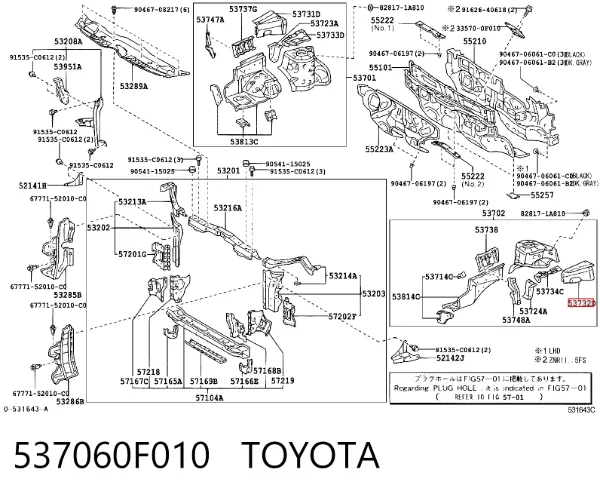  537060F010 Toyota