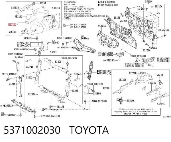  5371002030 Toyota