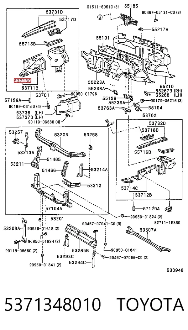  5371348010 Toyota